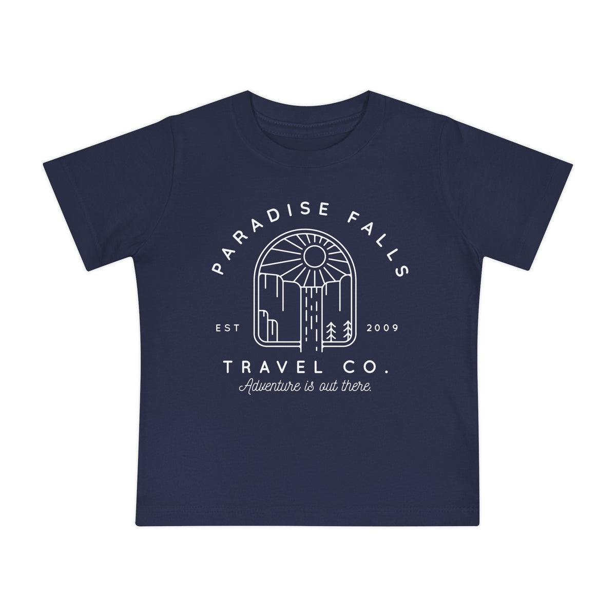 Paradise Falls Vacation Co. Bella Canvas Baby Short Sleeve T-Shirt