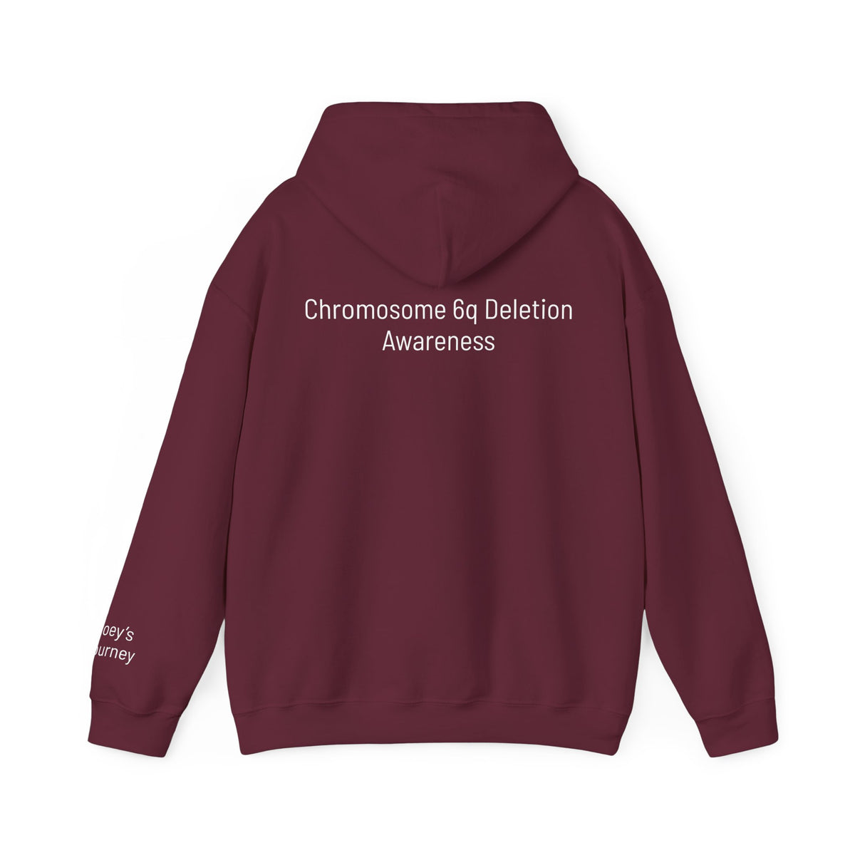 Joey's Journey Chromosome 6q Deletion Awareness Gildan Unisex Heavy Blend™ Hooded Sweatshirt