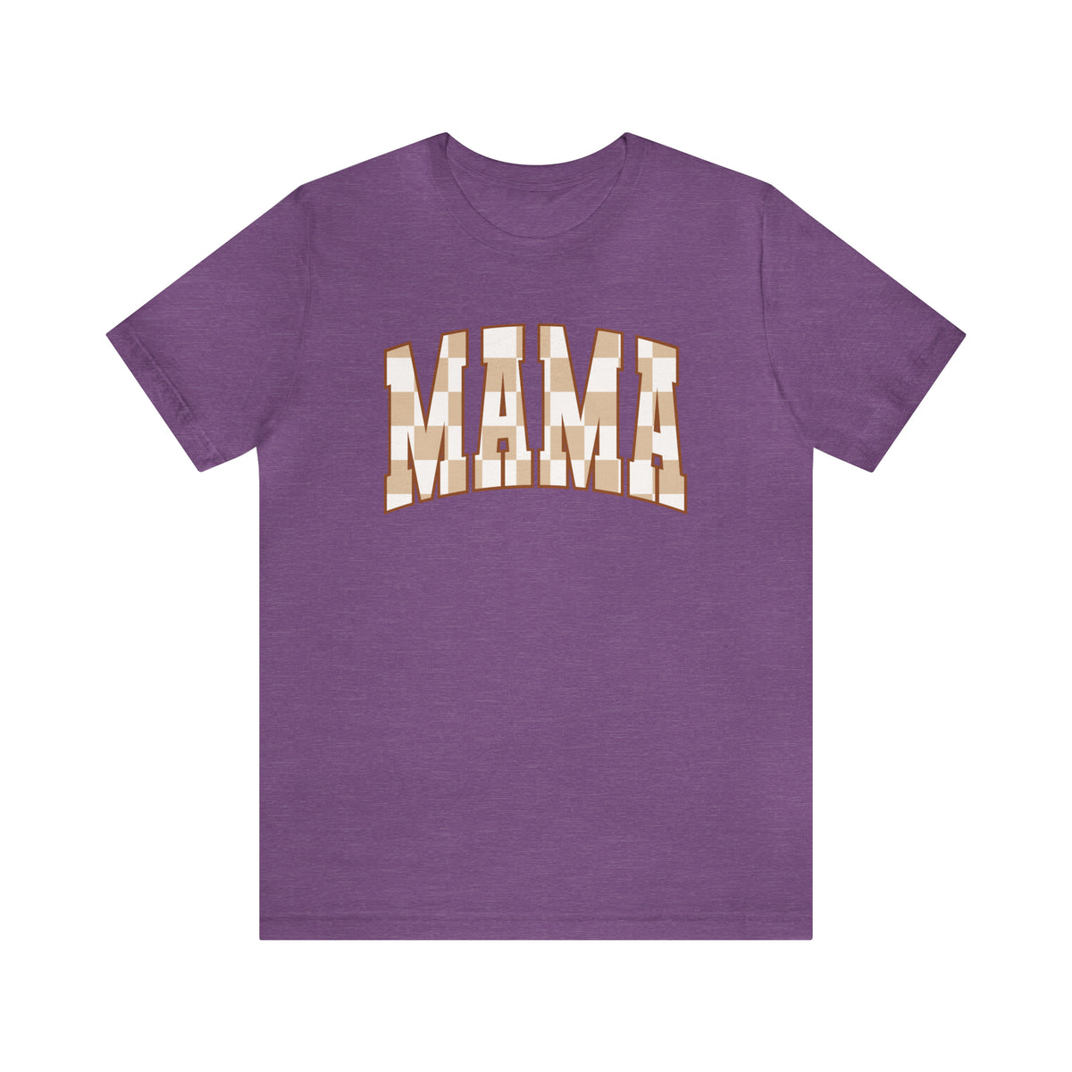Checkered Mama Bella Canvas Unisex Jersey Short Sleeve Tee
