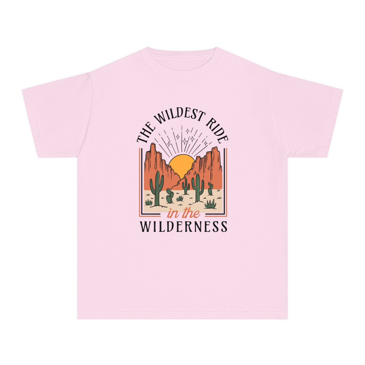 The Wildest Ride In The Wilderness Comfort Colors Youth Midweight Tee