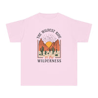 The Wildest Ride In The Wilderness Comfort Colors Youth Midweight Tee