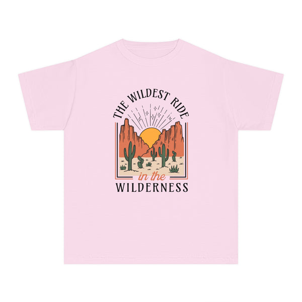 The Wildest Ride In The Wilderness Comfort Colors Youth Midweight Tee
