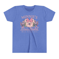 Minnie's Flower Market Bella Canvas Youth Short Sleeve Tee
