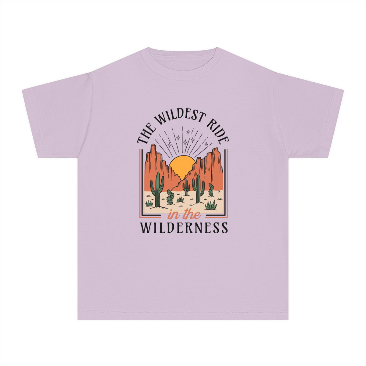 The Wildest Ride In The Wilderness Comfort Colors Youth Midweight Tee