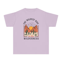 The Wildest Ride In The Wilderness Comfort Colors Youth Midweight Tee
