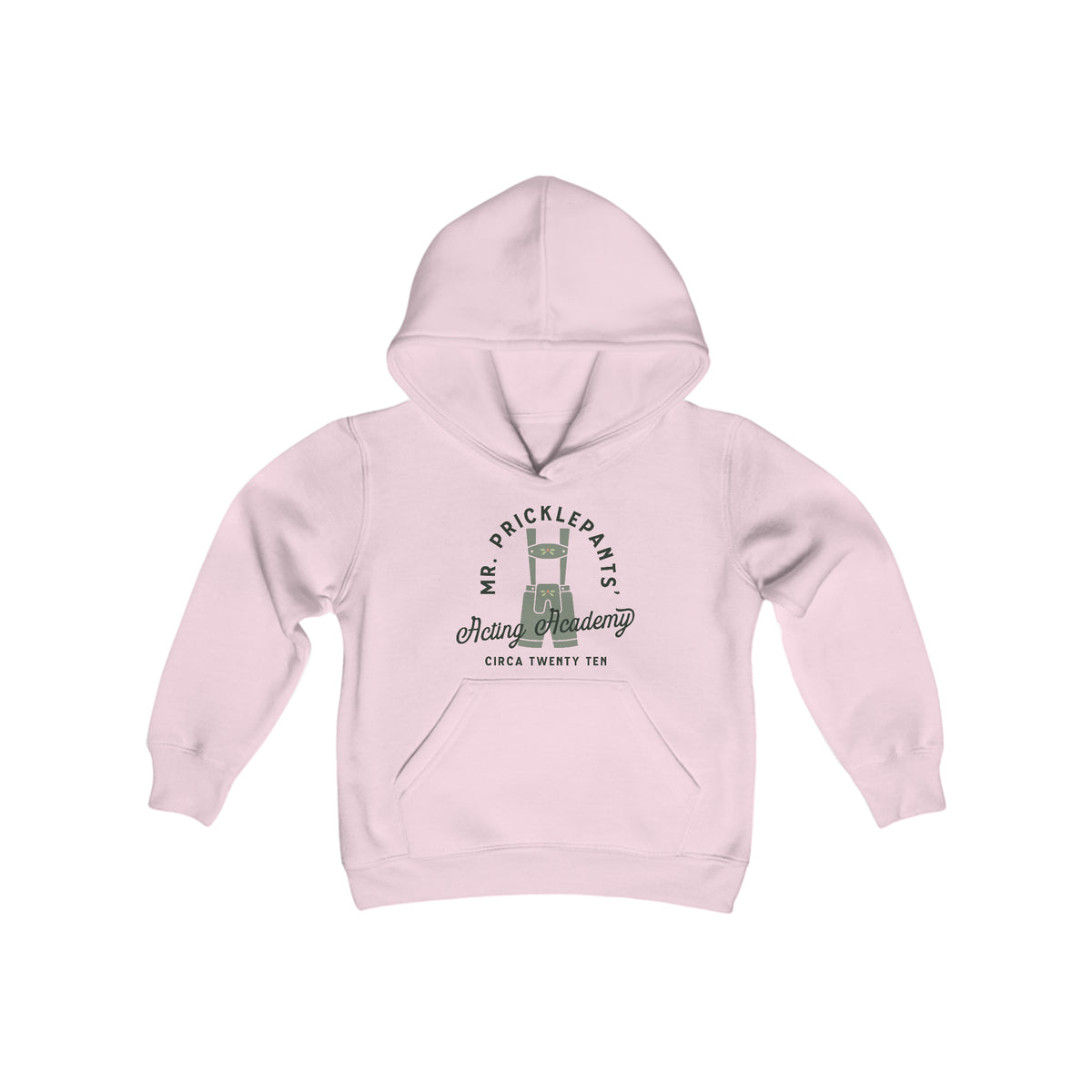 Mr. Pricklepants’ Acting Academy Gildan Youth Heavy Blend Hooded Sweatshirt