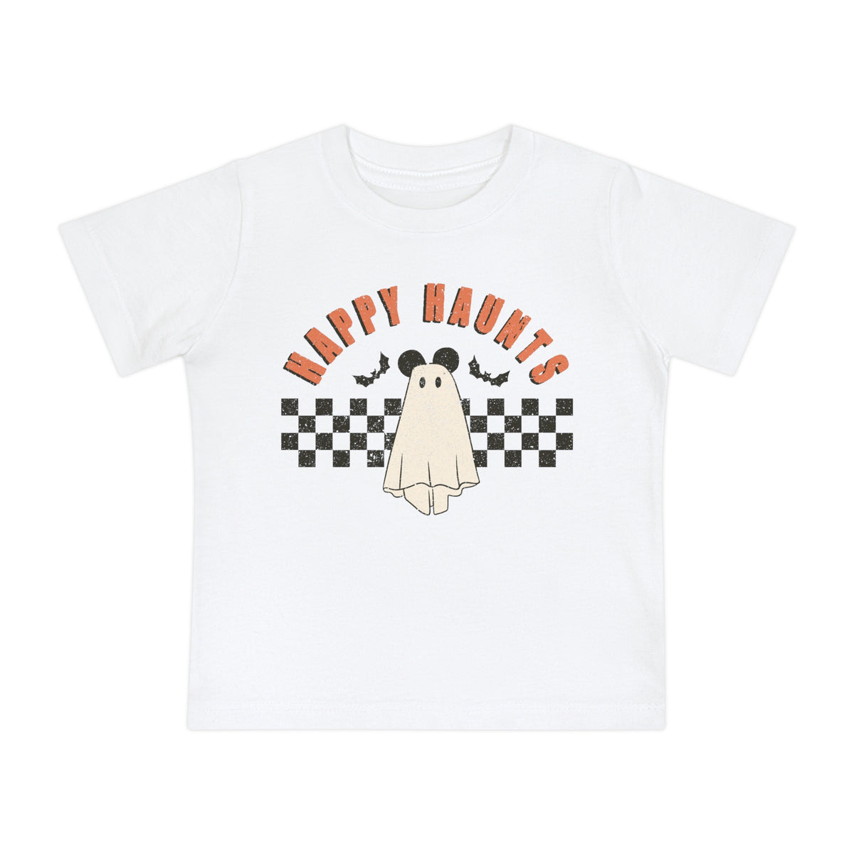 Happy Haunts Bella Canvas Baby Short Sleeve T-Shirt