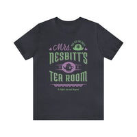 Mrs. Nesbitt’s Tea House Mint & Lavender Bella Canvas Unisex Jersey Short Sleeve Tee