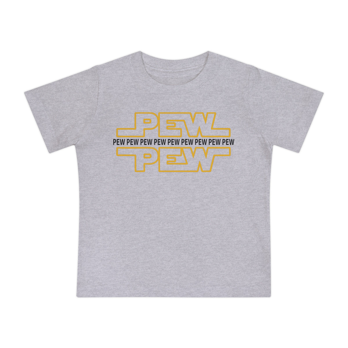 PEW PEW PEW Bella Canvas Baby Short Sleeve T-Shirt