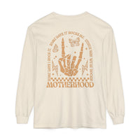 Motherhood Comfort Colors Unisex Garment-dyed Long Sleeve T-Shirt
