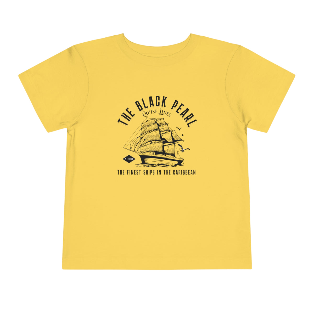 Black Pearl Cruise Lines Bella Canvas Toddler Short Sleeve Tee