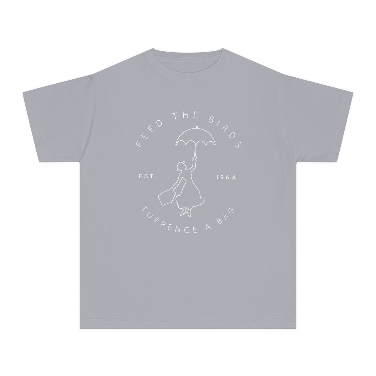 Feed the Birds Tuppence A Bag Comfort Colors Youth Midweight Tee