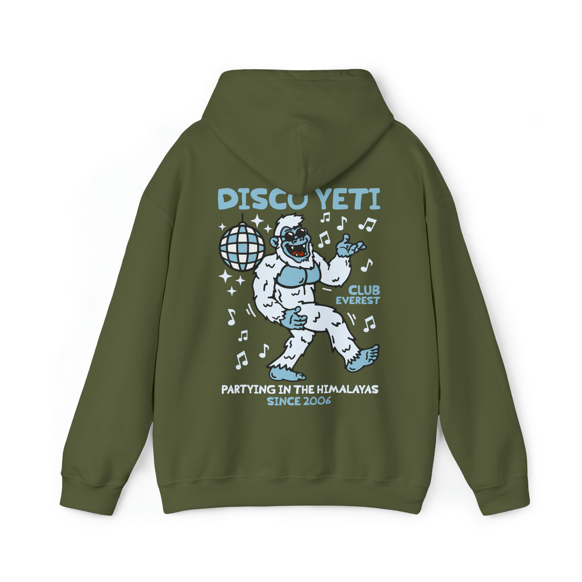 Disco Yeti Gildan Unisex Heavy Blend™ Hooded Sweatshirt