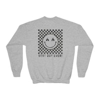 Best Day Ever Gildan Youth Crewneck Sweatshirt