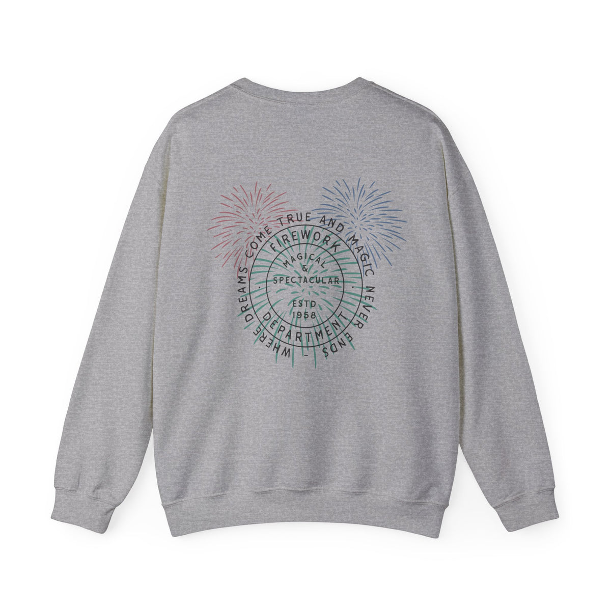 Firework Department Gildan Unisex Heavy Blend™ Crewneck Sweatshirt