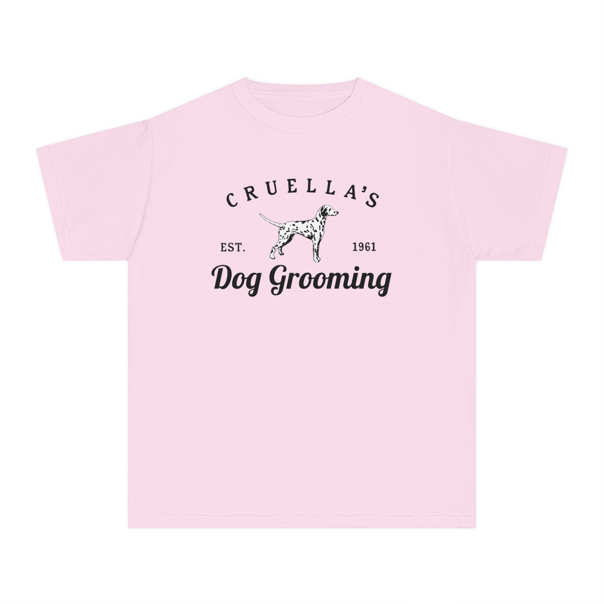 Cruella’s Dog Grooming Comfort Colors Youth Midweight Tee