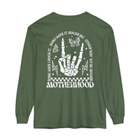 Motherhood Comfort Colors Unisex Garment-dyed Long Sleeve T-Shirt