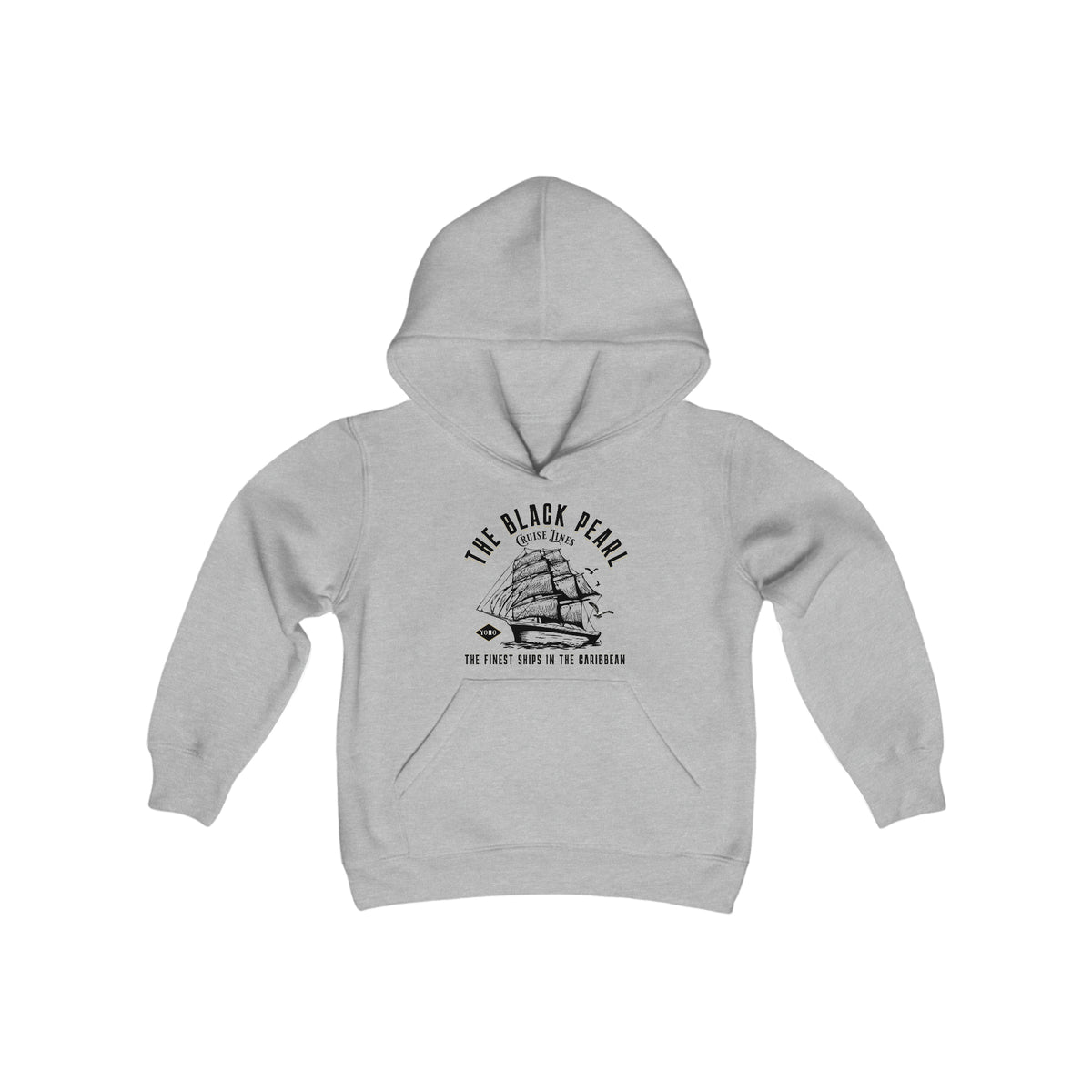 Black Pearl Cruise Lines Gildan Youth Heavy Blend Hooded Sweatshirt