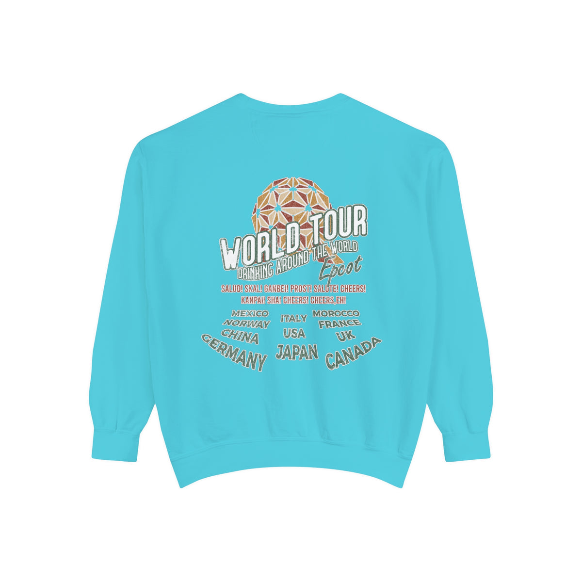 World Tour Comfort Colors Unisex Garment-Dyed Sweatshirt
