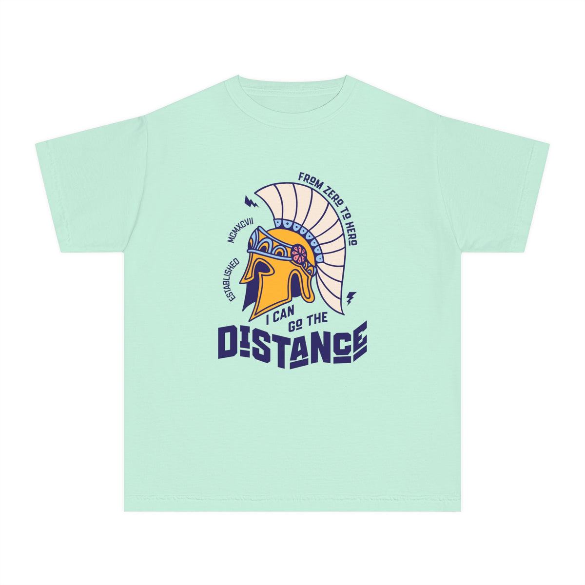 I Can Go The Distance Comfort Colors Youth Midweight Tee
