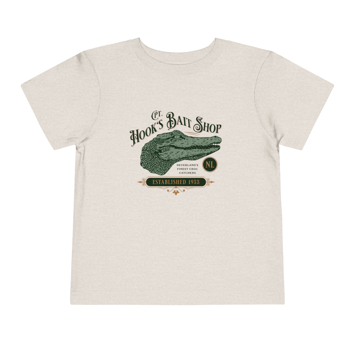 Captain Hook’s Bait Shop Bella Canvas Toddler Short Sleeve Tee