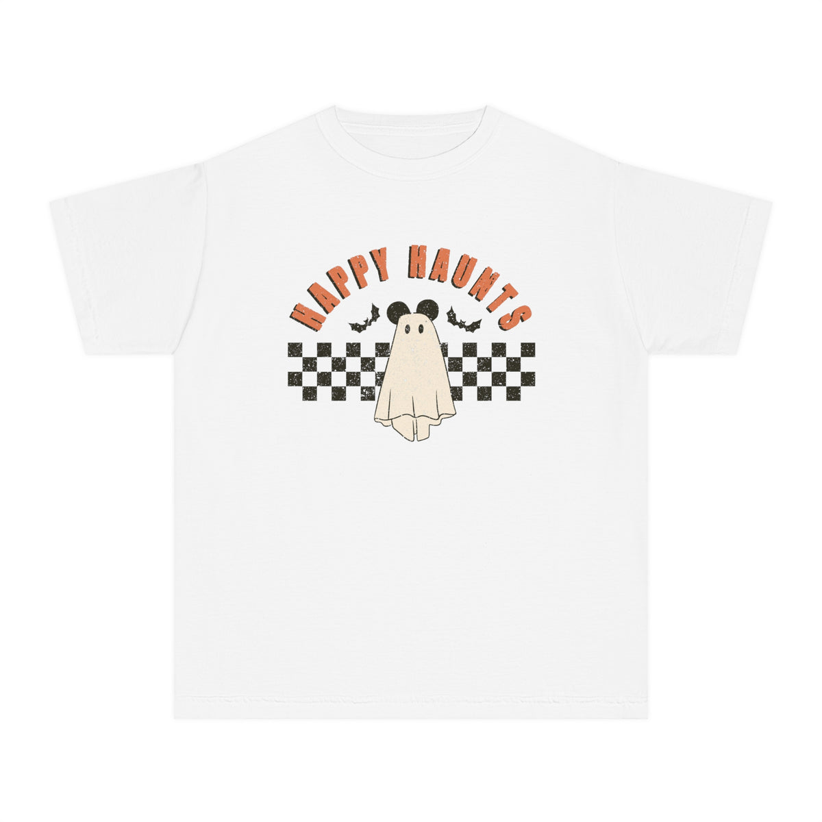 Happy Haunts Comfort Colors Youth Midweight Tee