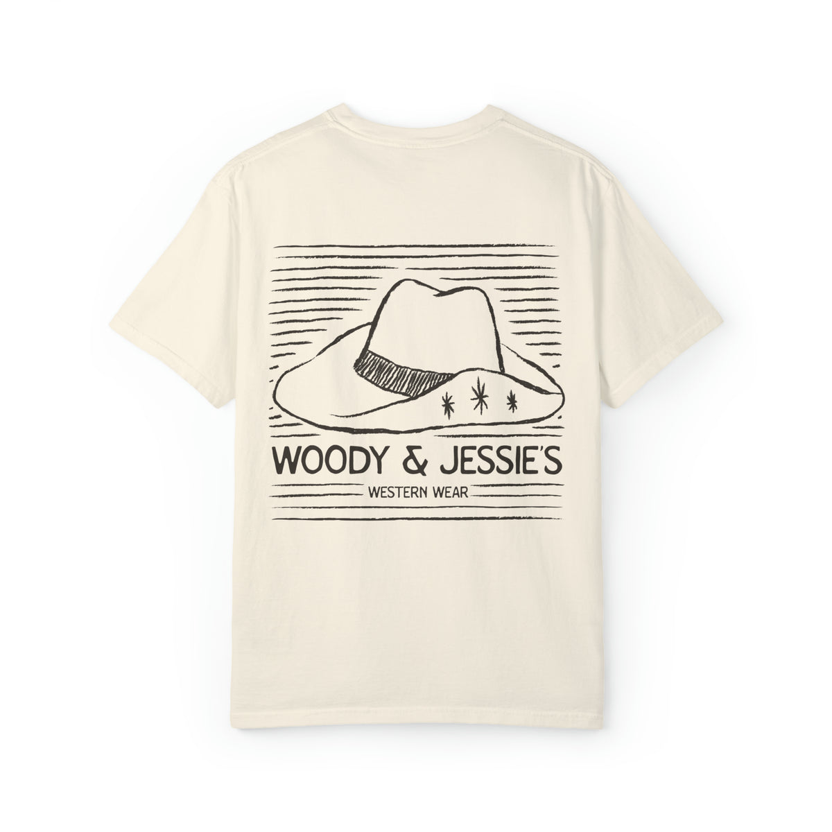 Woody & Jessie's Western Wear Comfort Colors Unisex Garment-Dyed T-shirt