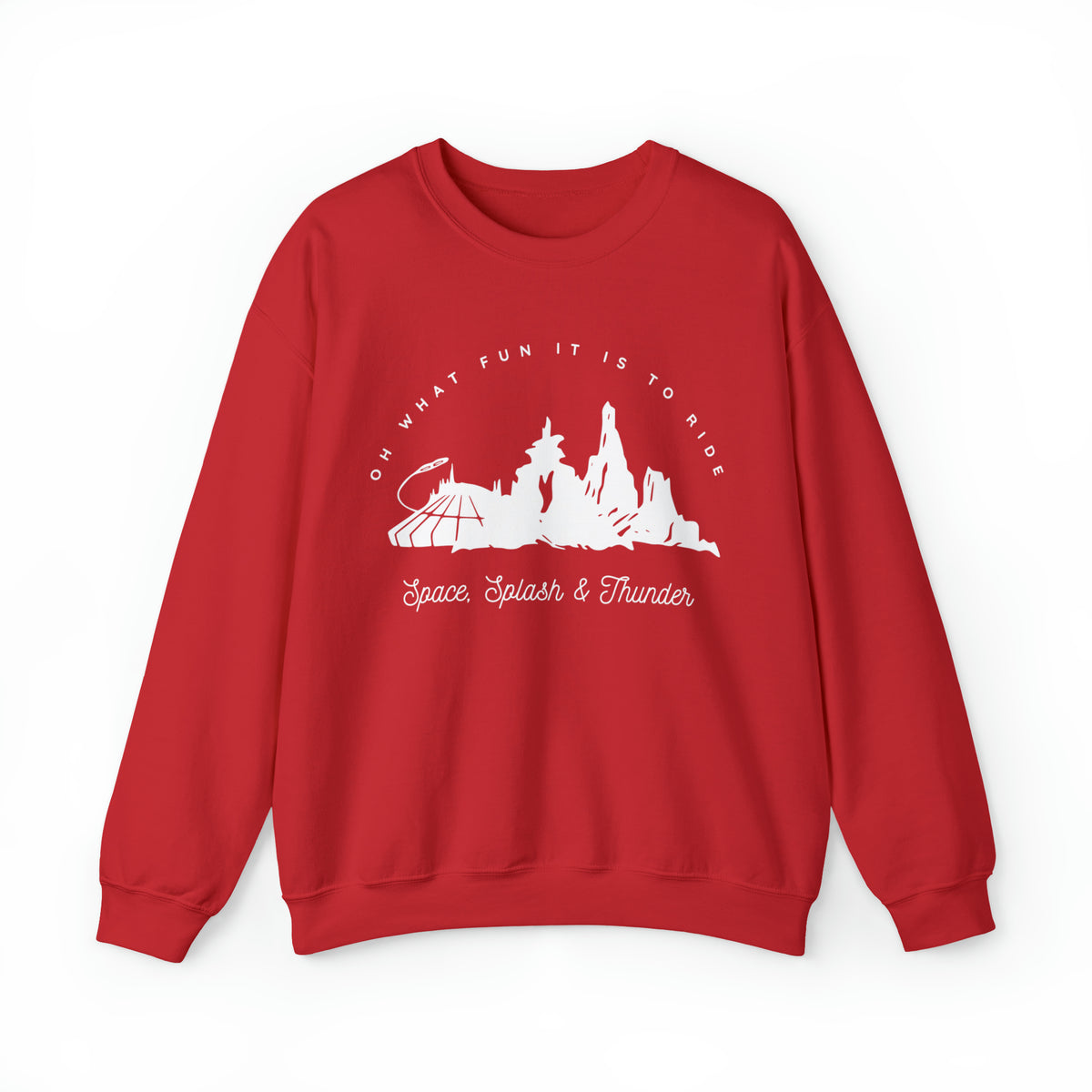 Oh What Fun It Is To Ride Gildan Unisex Heavy Blend™ Crewneck Sweatshirt