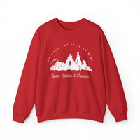 Oh What Fun It Is To Ride Gildan Unisex Heavy Blend™ Crewneck Sweatshirt