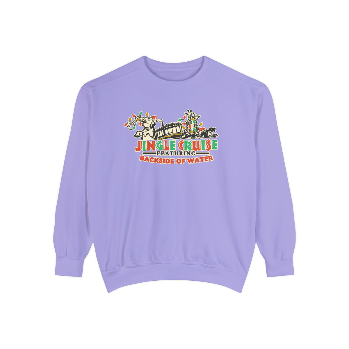 Jingle Cruise Comfort Colors Unisex Garment-Dyed Sweatshirt
