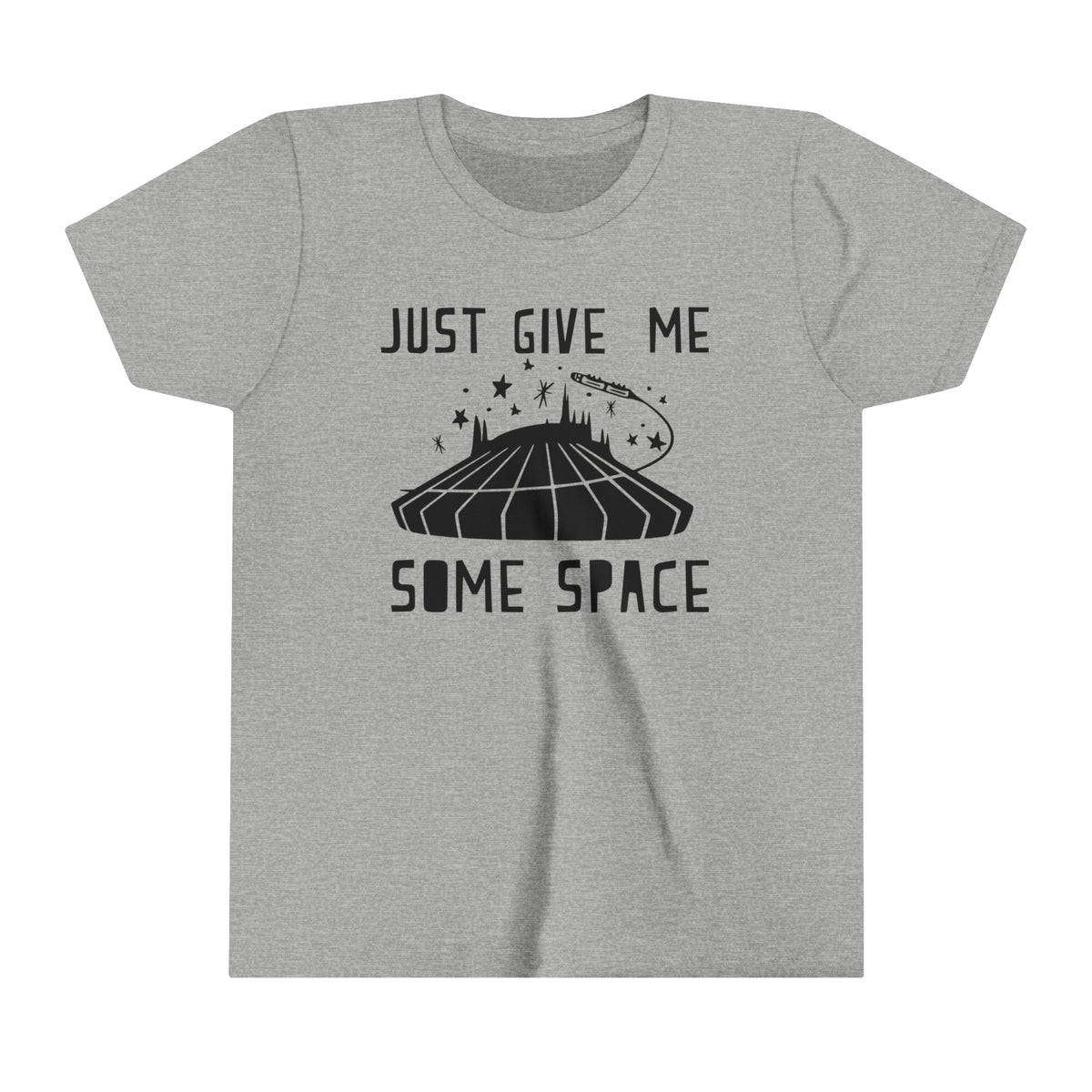 Just Give Me Some Space Bella Canvas Youth Short Sleeve Tee