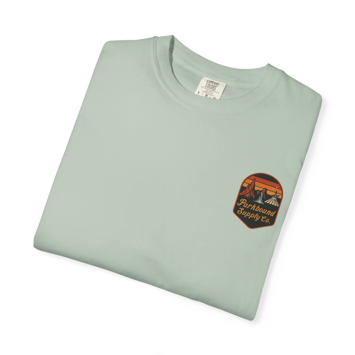 The Triple Mountain Badge — Parkbound Supply Co. Comfort Colors Unisex Garment-Dyed T-shirt