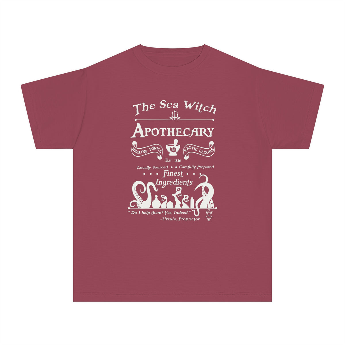 Sea Witch Apothecary Comfort Colors Youth Midweight Tee