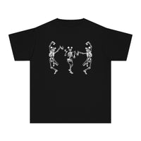 Dancing Skeletons with Ears Comfort Colors Youth Midweight Tee