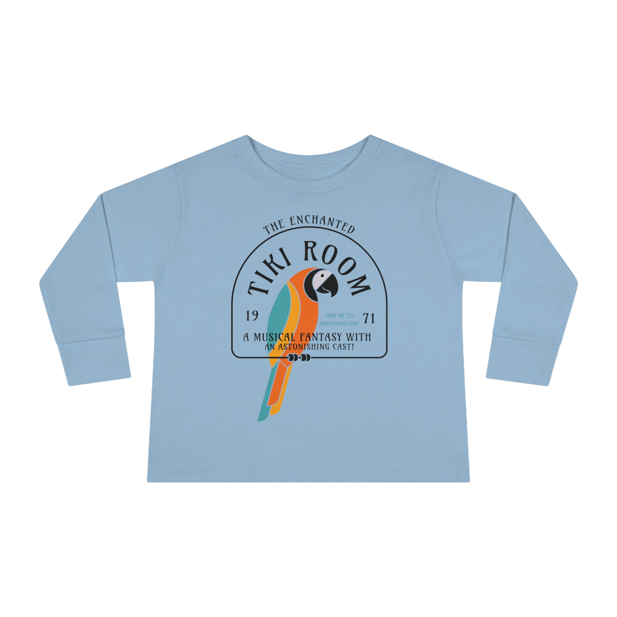 Enchanted Tiki Room Rabbit Skins Toddler Long Sleeve Tee