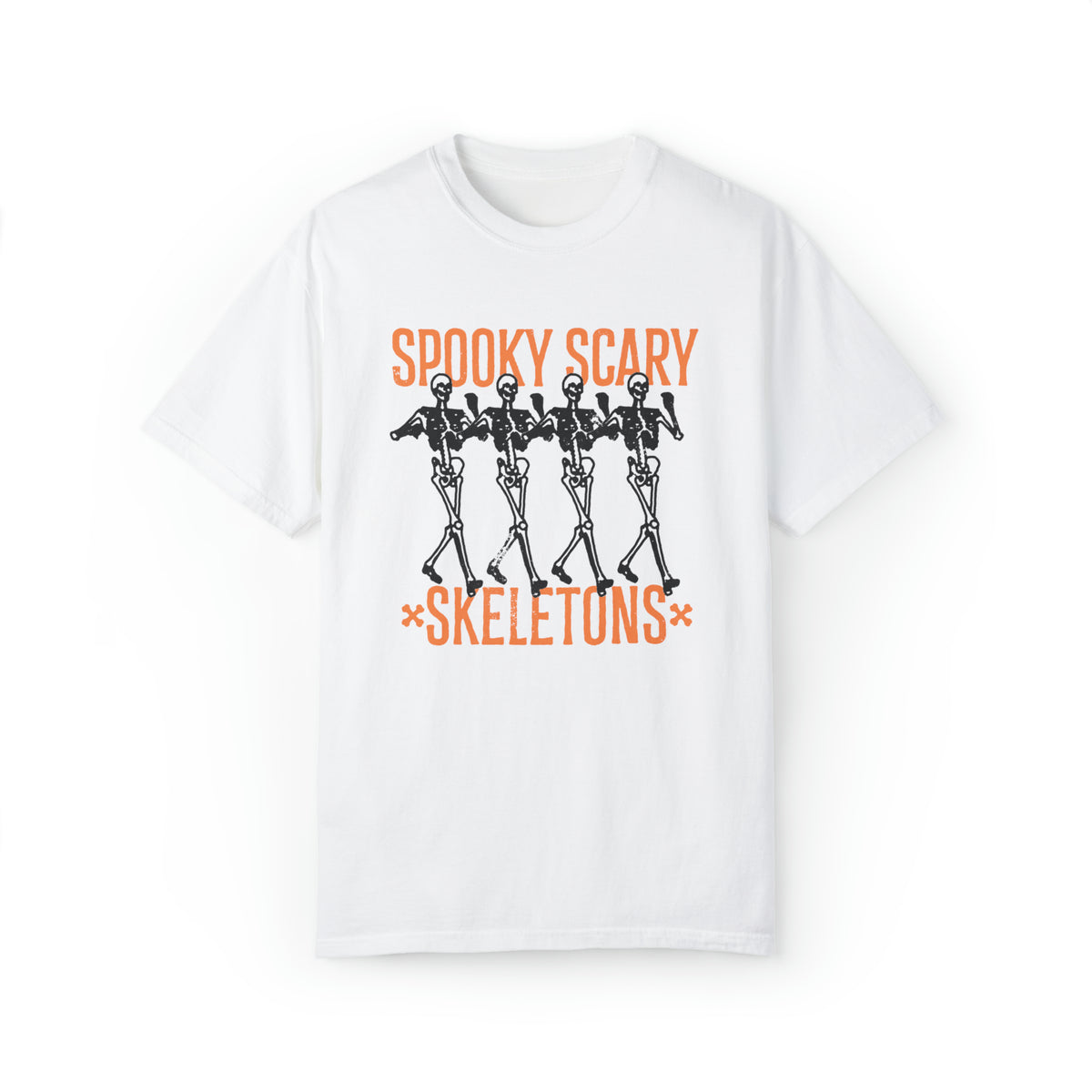 Spooky Scary Skeletons Comfort Colors Unisex Garment-Dyed T-shirt
