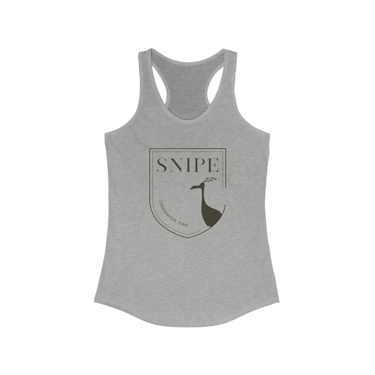 Snipe Conservation Team Women's Ideal Racerback Tank