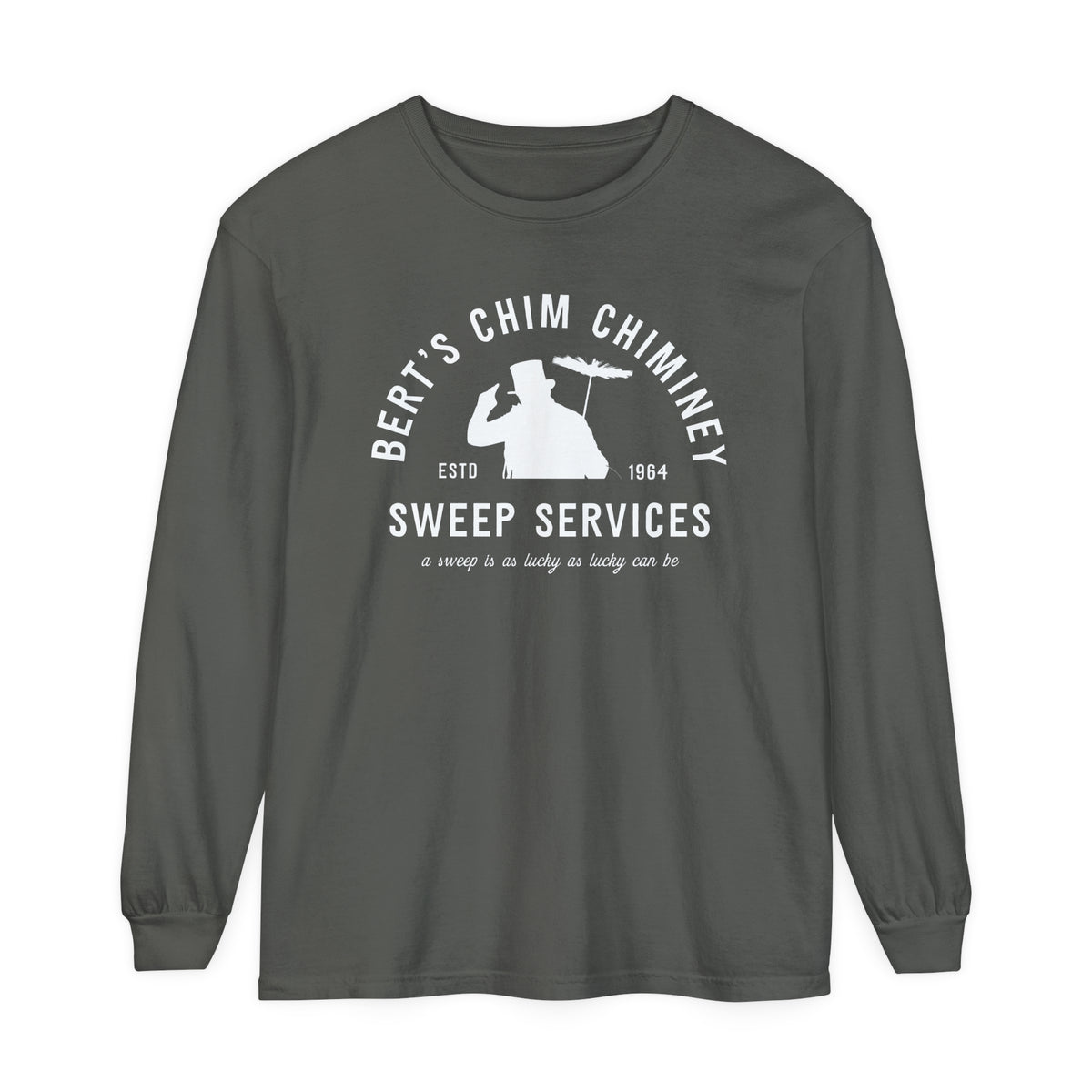 Bert's Chim Chimney Sweep Services Comfort Colors Unisex Garment-dyed Long Sleeve T-Shirt