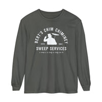 Bert's Chim Chimney Sweep Services Comfort Colors Unisex Garment-dyed Long Sleeve T-Shirt