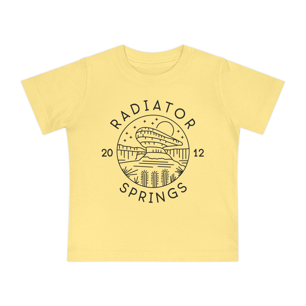 Radiator Springs Bella Canvas Baby Short Sleeve T-Shirt