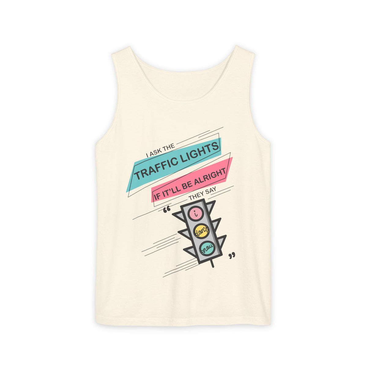 Traffic Lights Swiftie Comfort Colors Unisex Garment-Dyed Tank Top