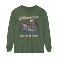 Yellowstone National Park Comfort Colors Unisex Garment-dyed Long Sleeve T-Shirt