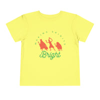 Making Spirits Bright Bella Canvas Toddler Short Sleeve Tee