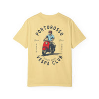 Portorosso Vespa Club Comfort Colors Unisex Garment-Dyed T-shirt