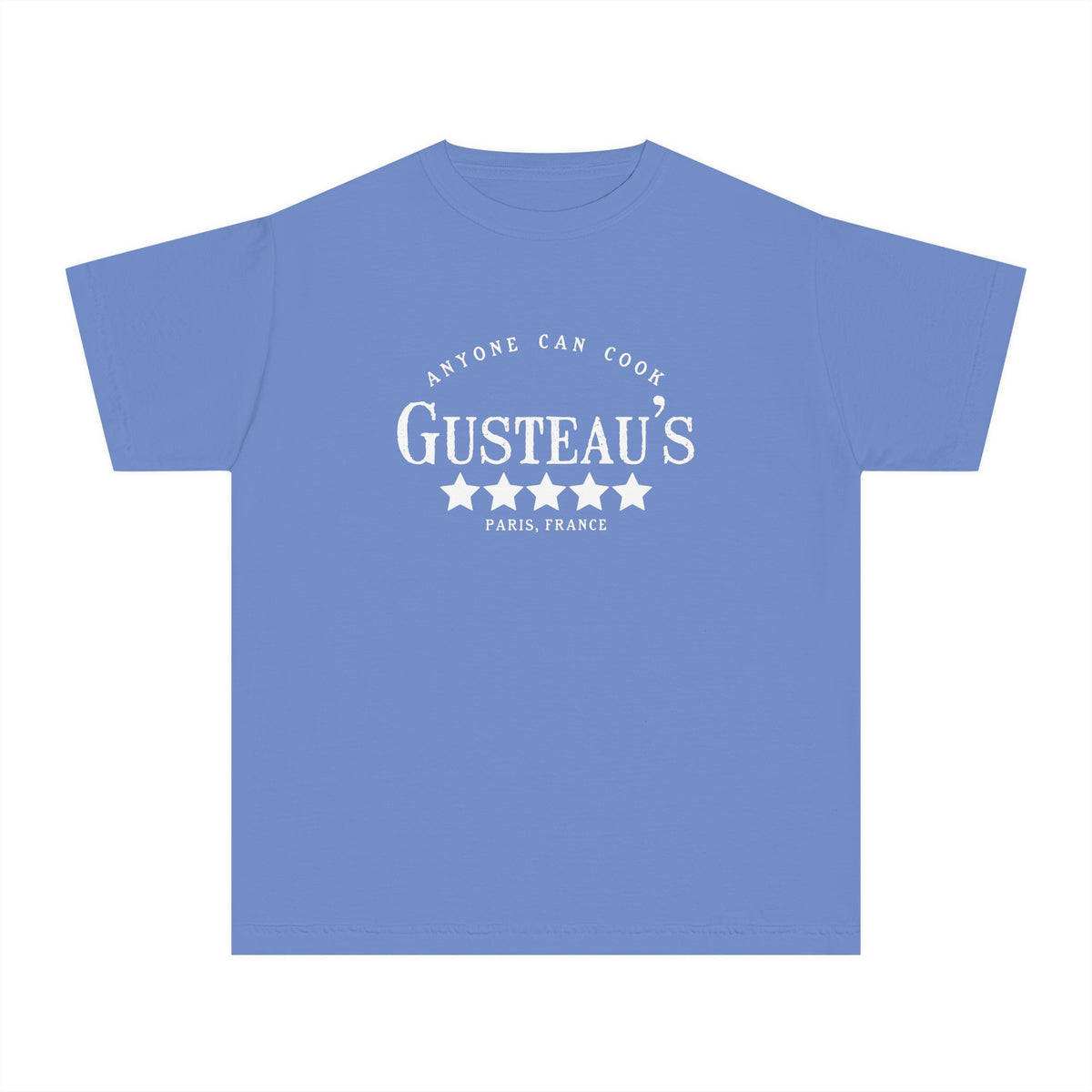 Gusteau’s Anyone Can Cook Comfort Colors Youth Midweight Tee