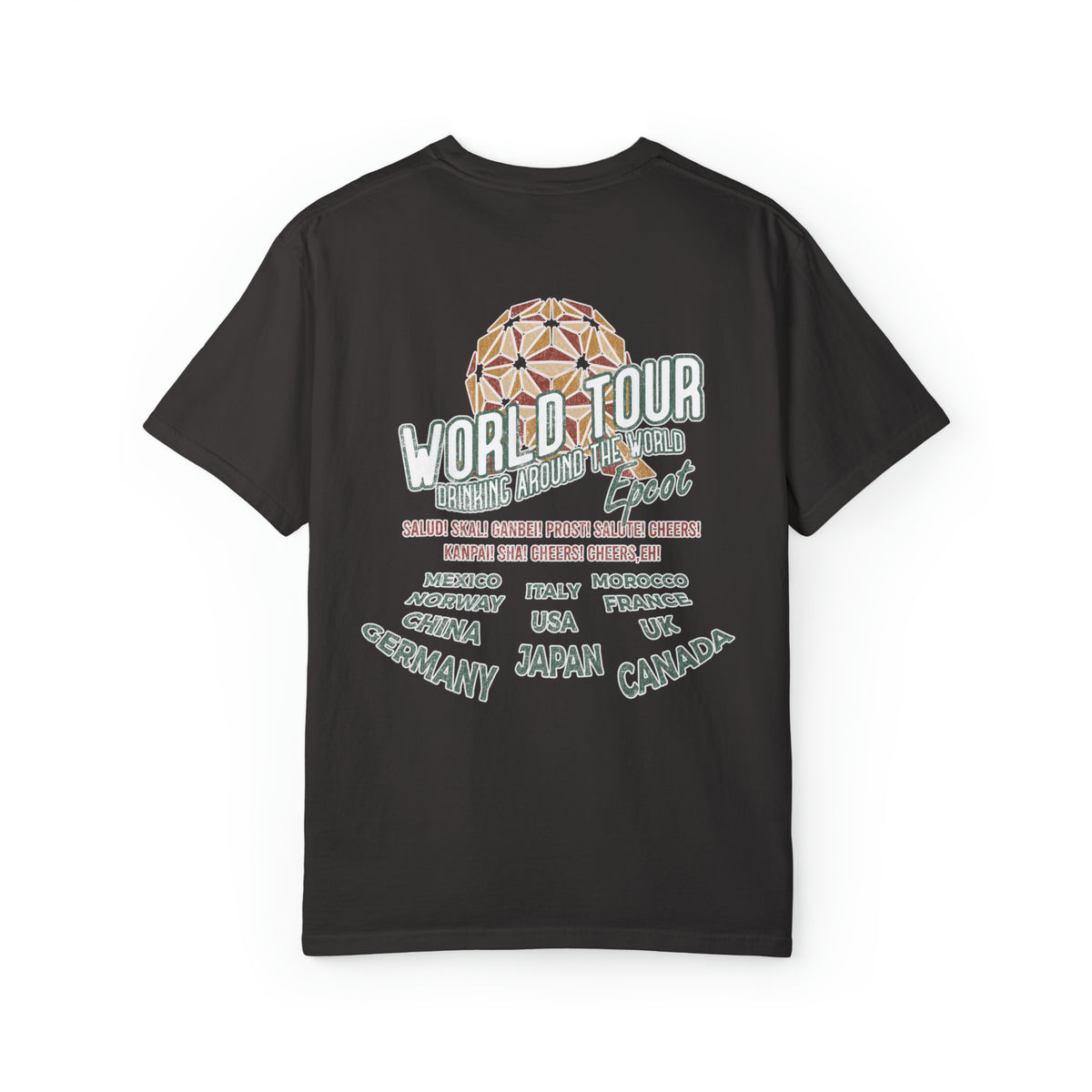 World Tour Comfort Colors Unisex Garment-Dyed T-shirt