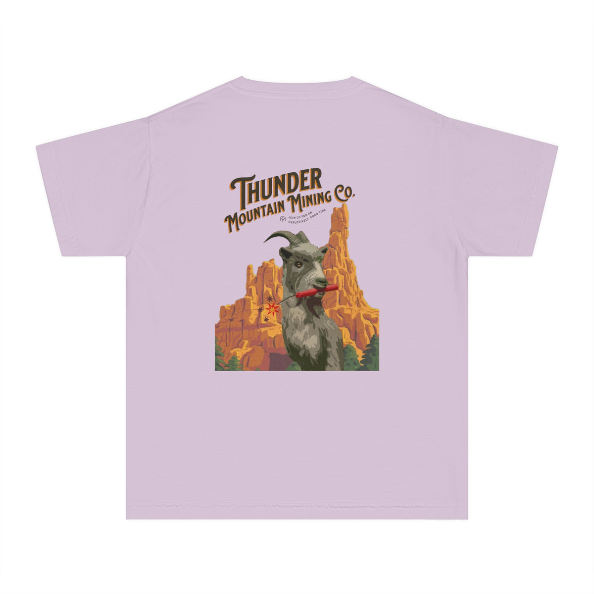Thunder Mountain Mining Co. Comfort Colors Youth Midweight Tee