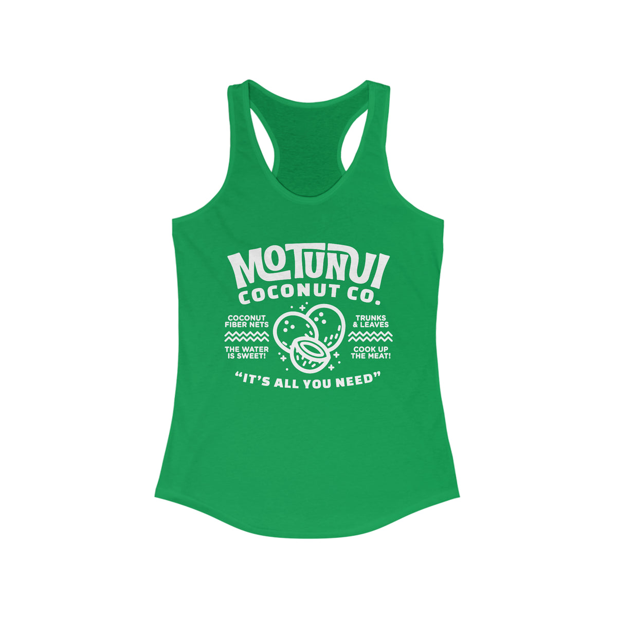 Motunui Coconut Company Women's Ideal Racerback Tank