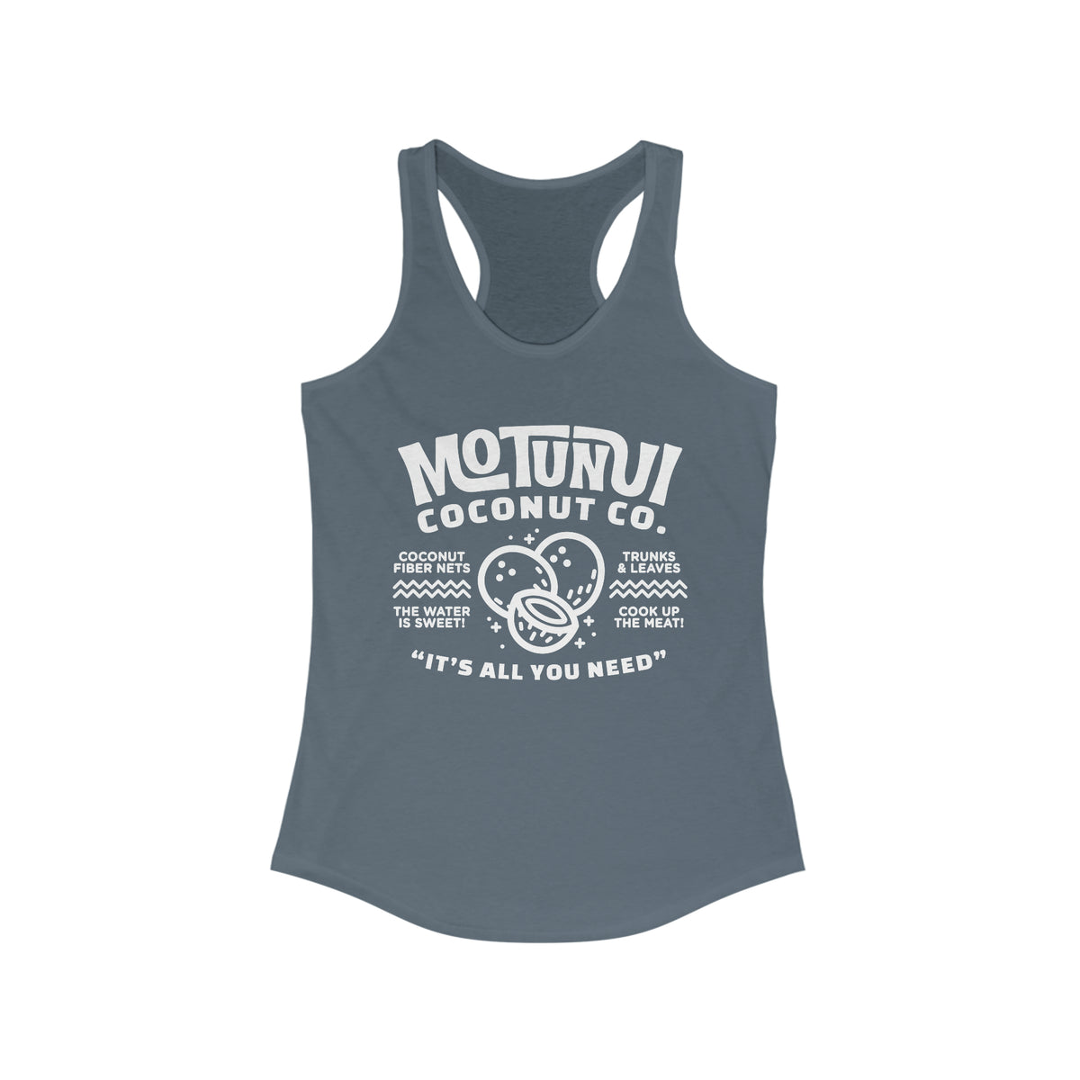 Motunui Coconut Company Women's Ideal Racerback Tank