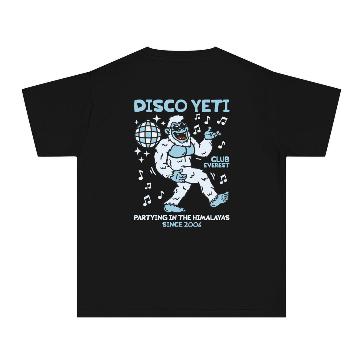 Disco Yeti Comfort Colors Youth Midweight Tee